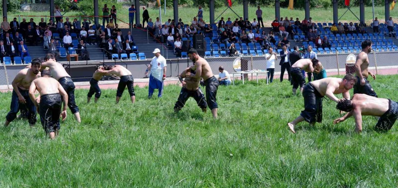 Üniversiteli pehlivanlar, Edirne’de çayıra çıktı