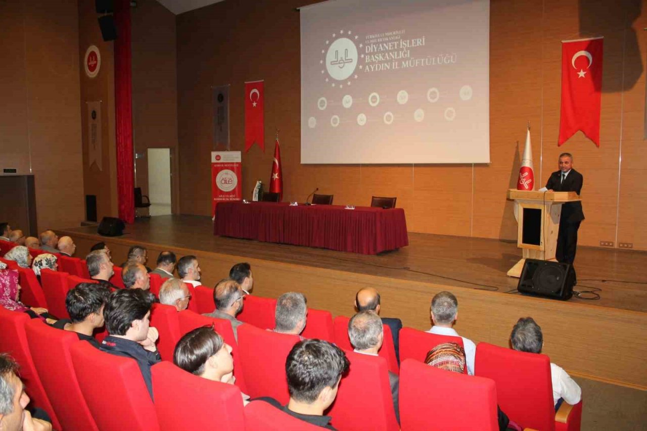 Aydın’da ’En Güvenliği Sığınağımız; Aile’ Semineri düzenlendi