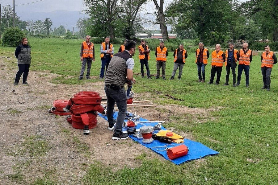 Gönüllülere orman yangınına müdahale eğitimi