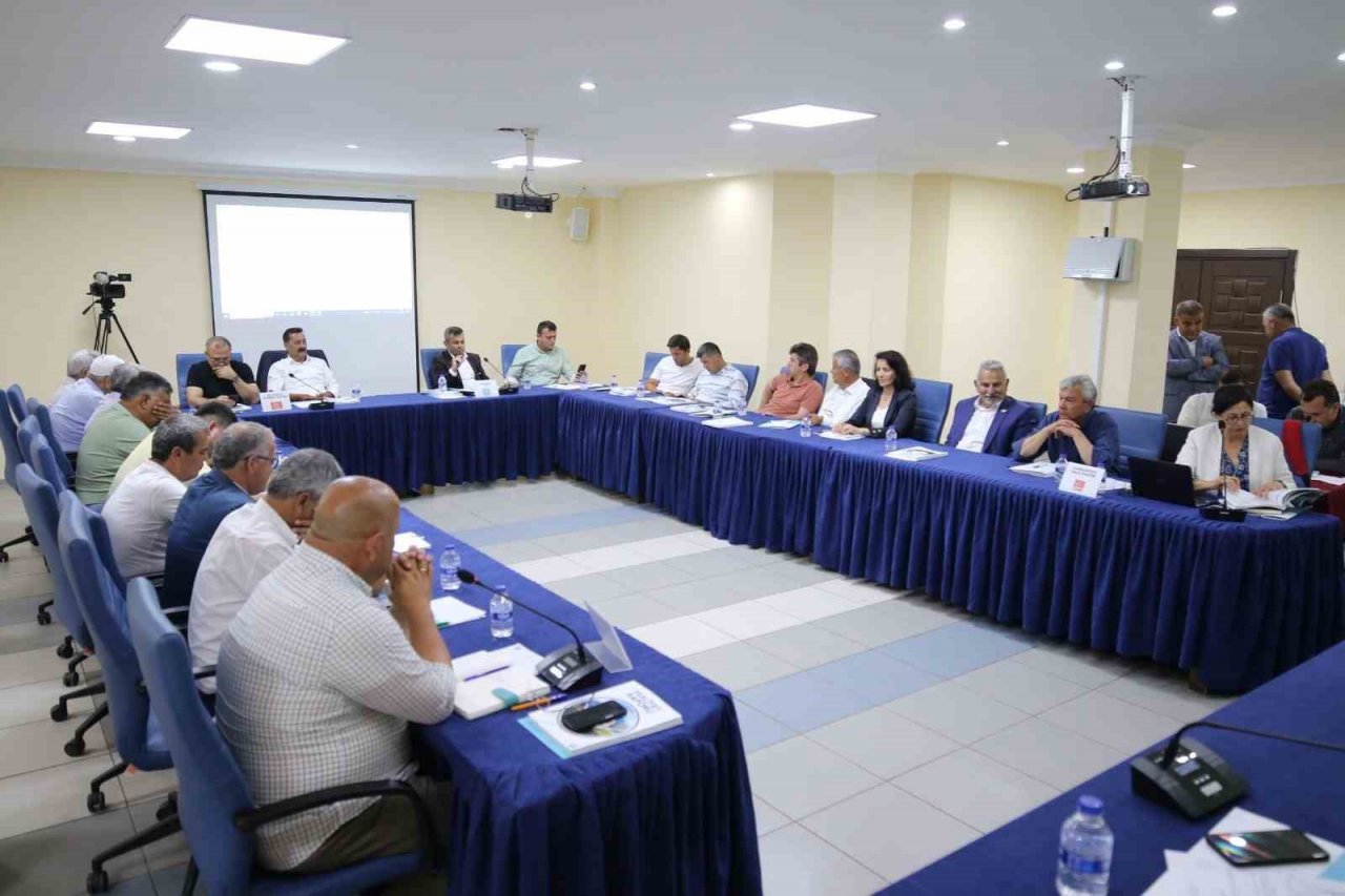 Kaş Belediyesi haziran ayı meclis toplantısı yapıldı