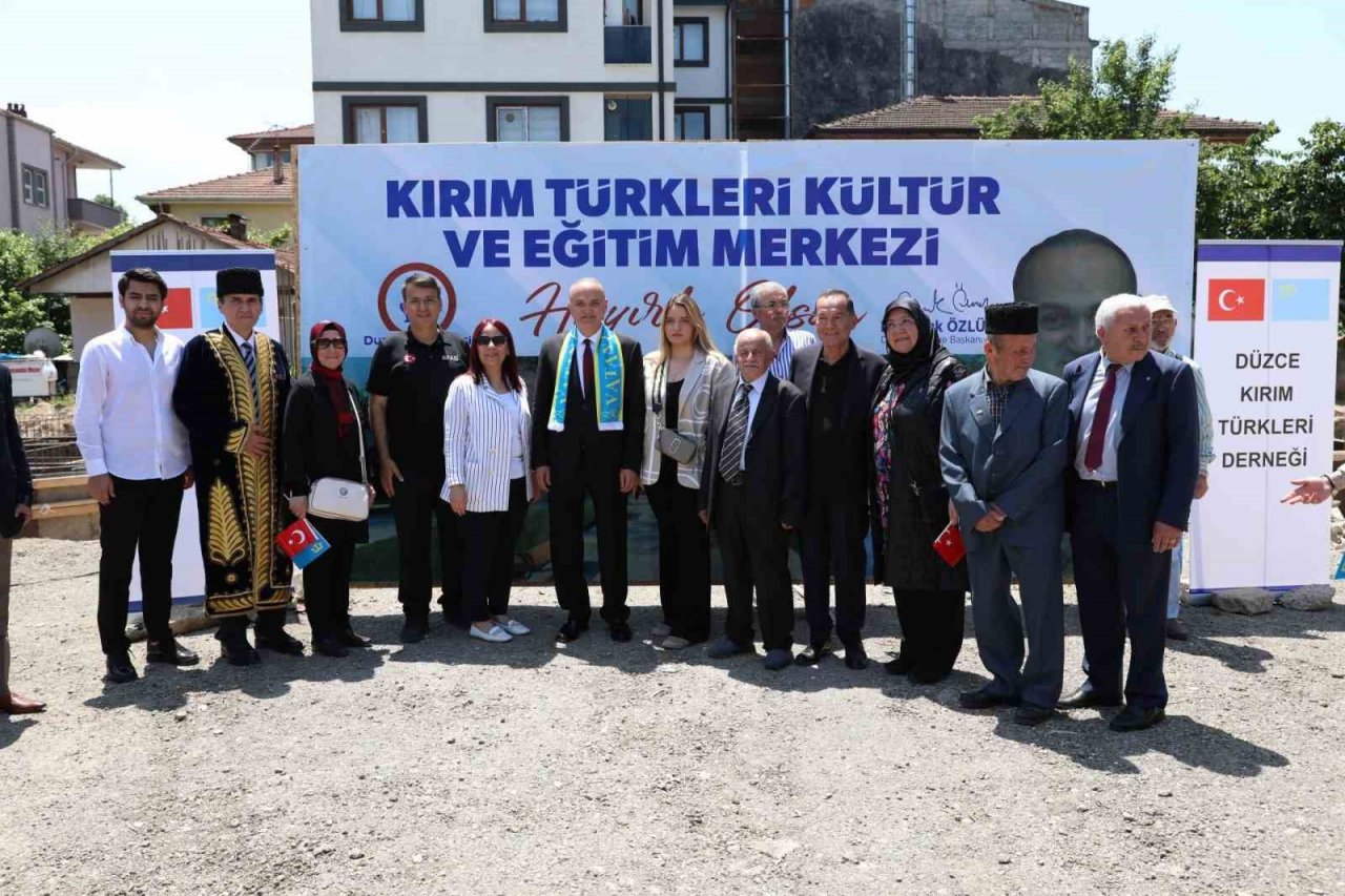 Kırım Türkleri kültür ve eğitim merkezinin temeli atıldı
