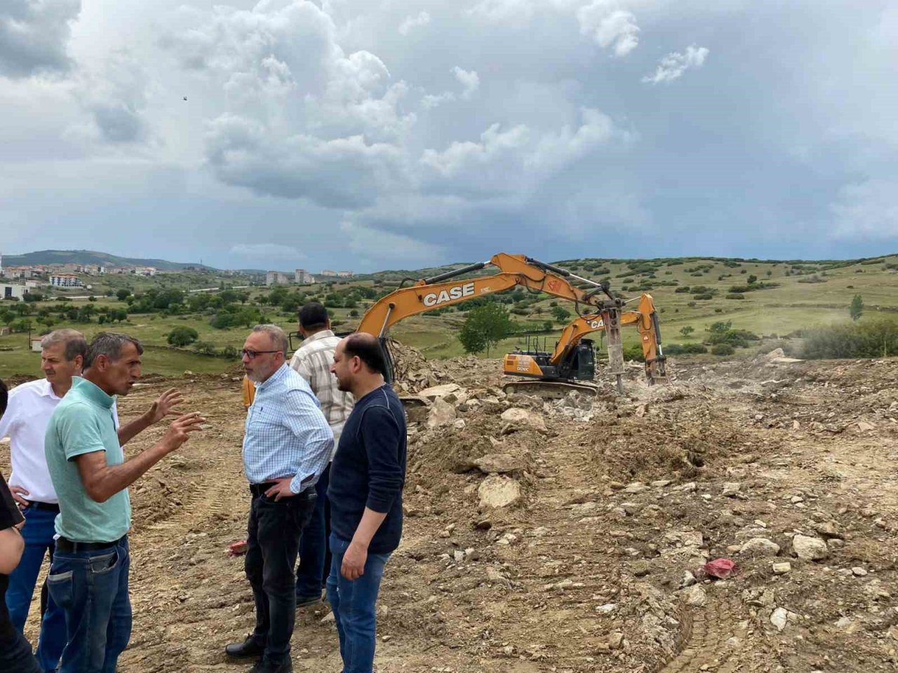 Kula 3. etap TOKİ’de inşaat çalışmaları tüm hızıyla sürüyor