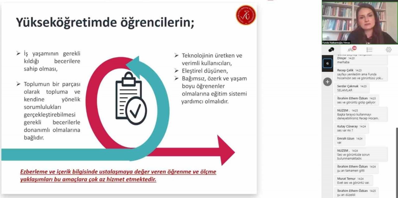 NEVÜ’lü akademisyenlere ‘Uzaktan Eğitimde Ölçme ve Değerlendirme’ semineri verildi