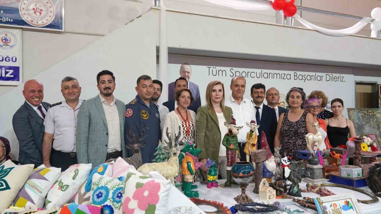 Ortaca’da kursiyerlerin yılsonu sergisi