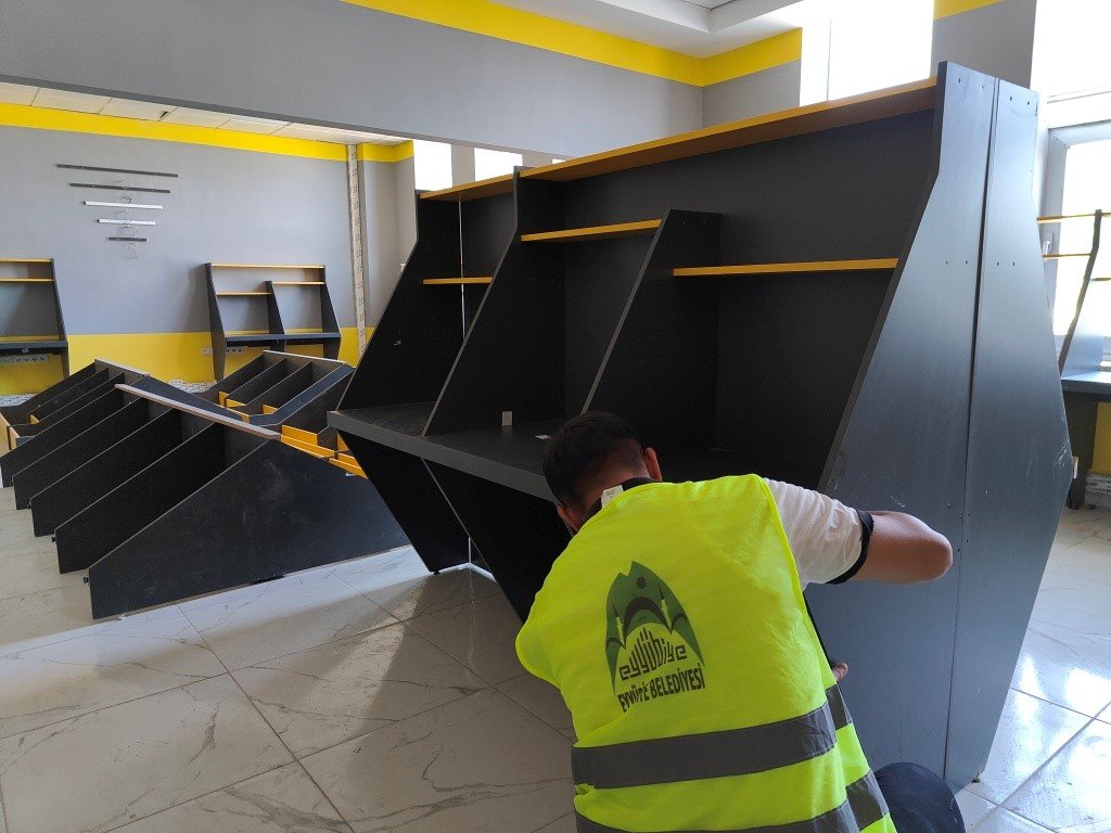 Süleymanşah Gençlik Merkezi donatılıyor