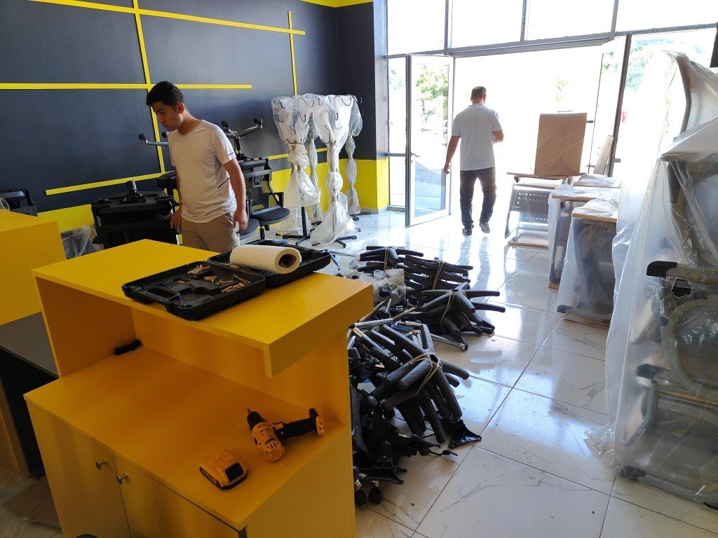 Süleymanşah Gençlik Merkezi donatılıyor