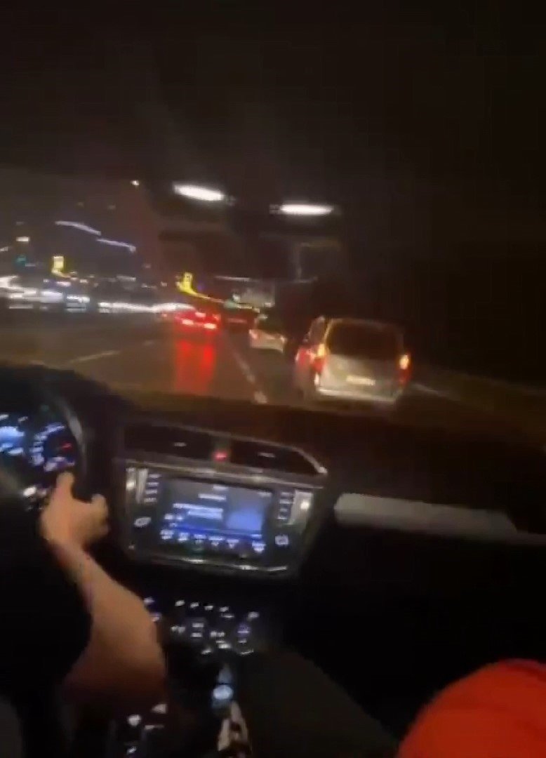 TEM’de başladığı makas terörüne E5’te devam etti