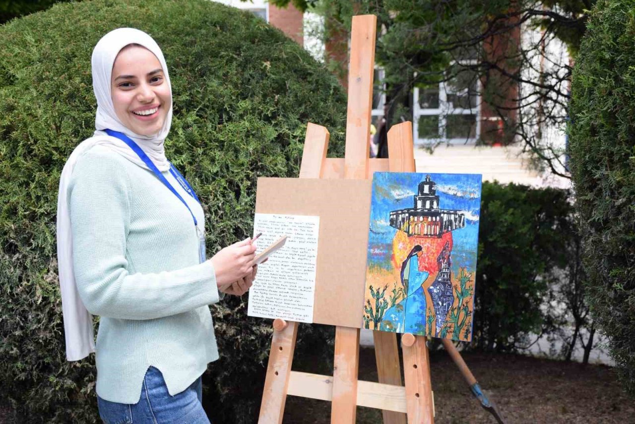 TÖMER ve GSF öğrencileri sanat günlerinde bir araya geldi
