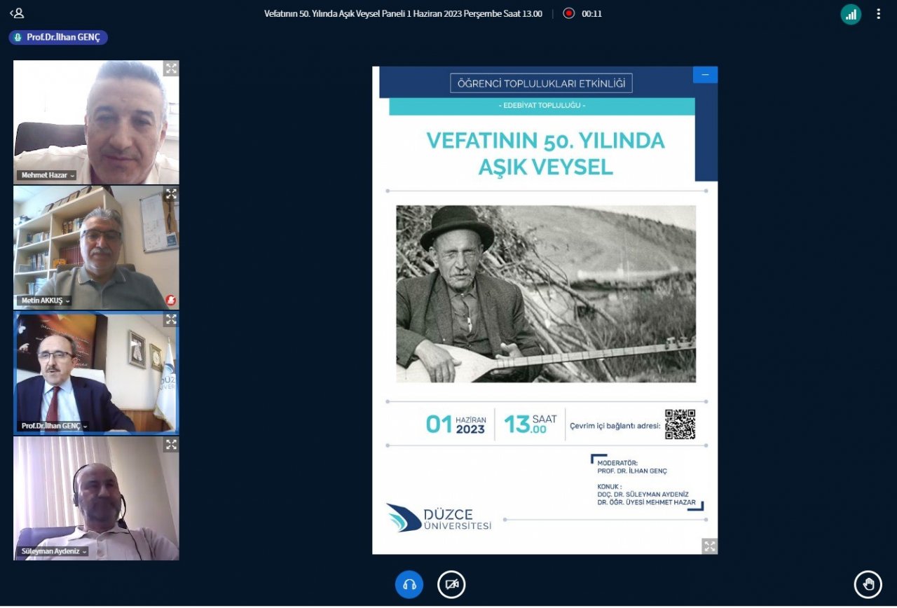 Vefatının 50. yılında Aşık Veysel Düzce anıldı