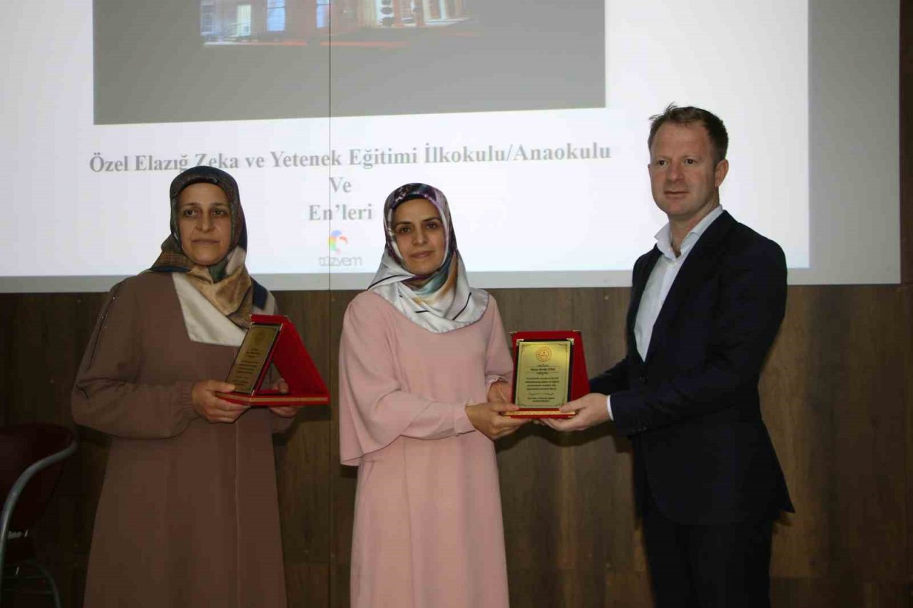 Elazığ’da Zeka ve Yetenek Okulu öğrencileri başarılarıyla ödüllendirildi