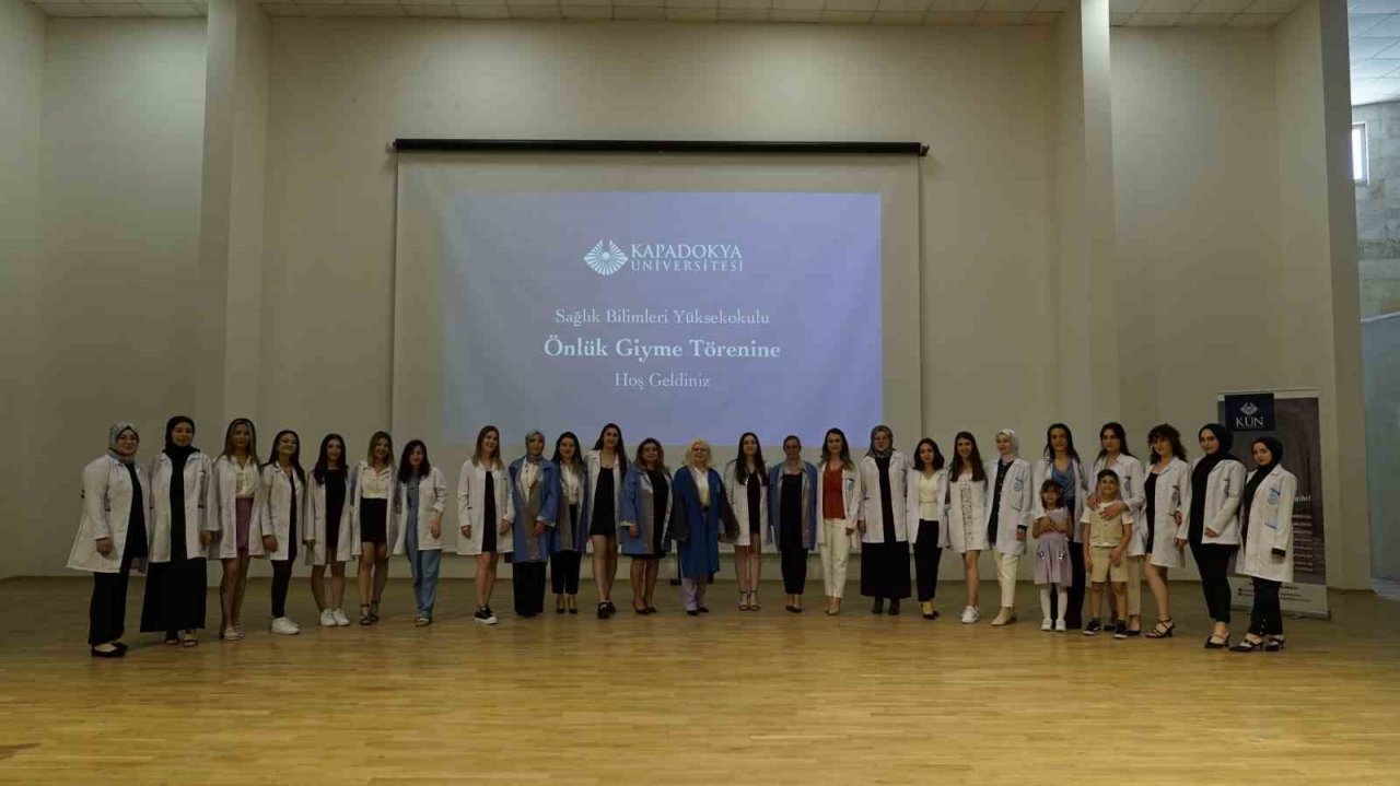 KÜN’lü öğrencilerin beyaz önlük heyecanı