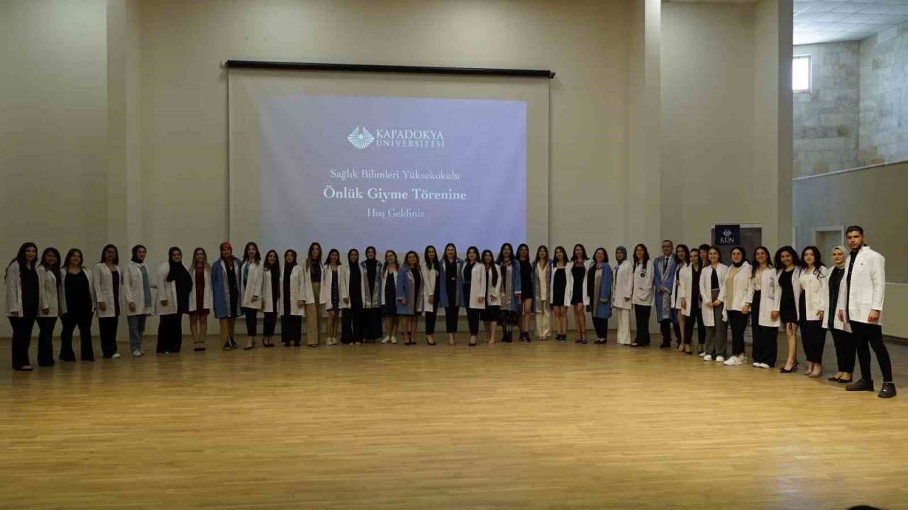 KÜN’lü öğrencilerin beyaz önlük heyecanı