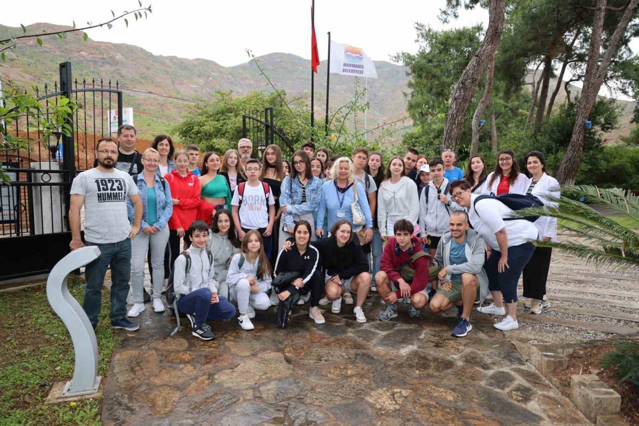Marmaris Bilim Parkı yabancı öğrencileri ağırladı