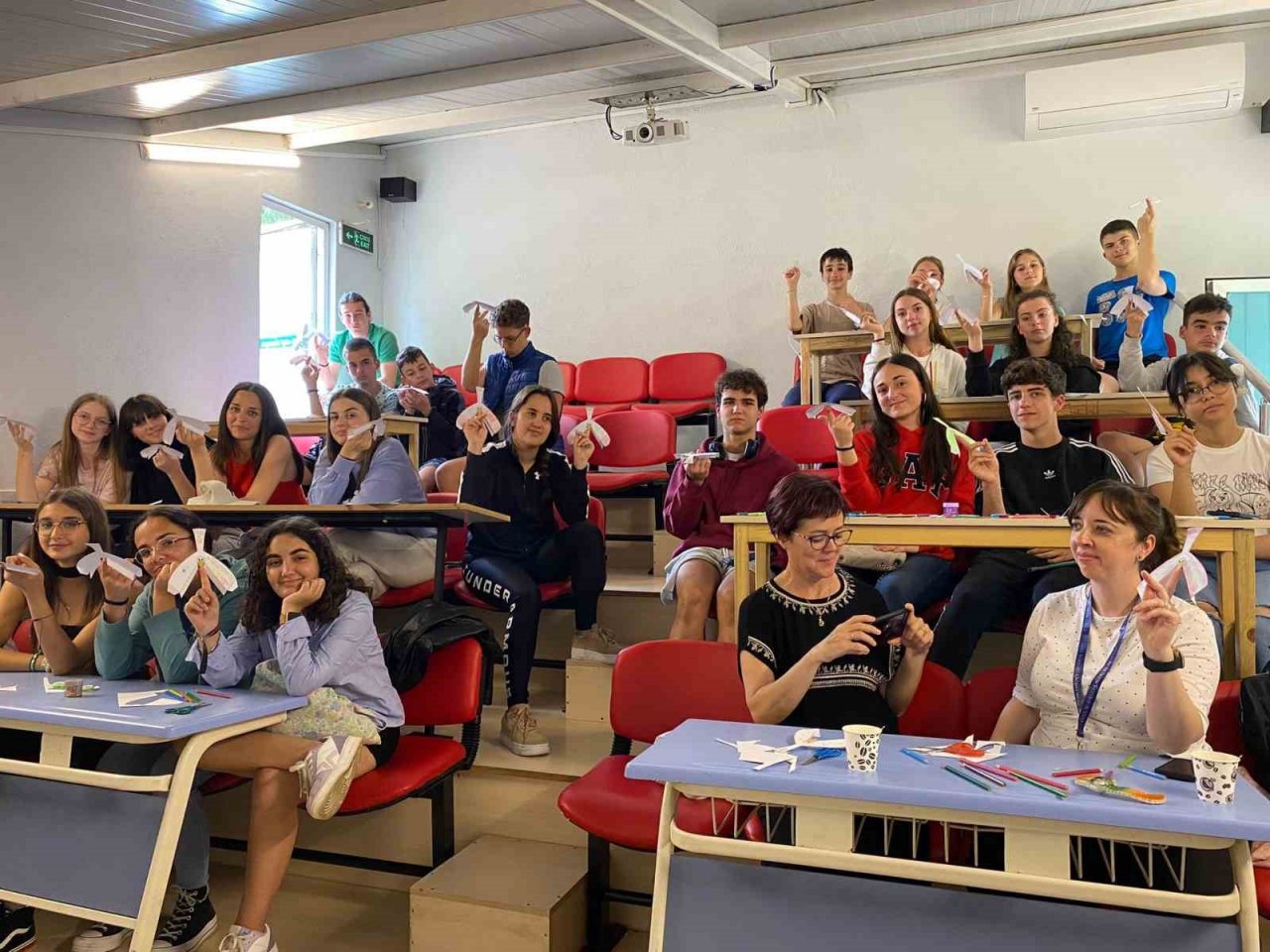 Marmaris Bilim Parkı yabancı öğrencileri ağırladı