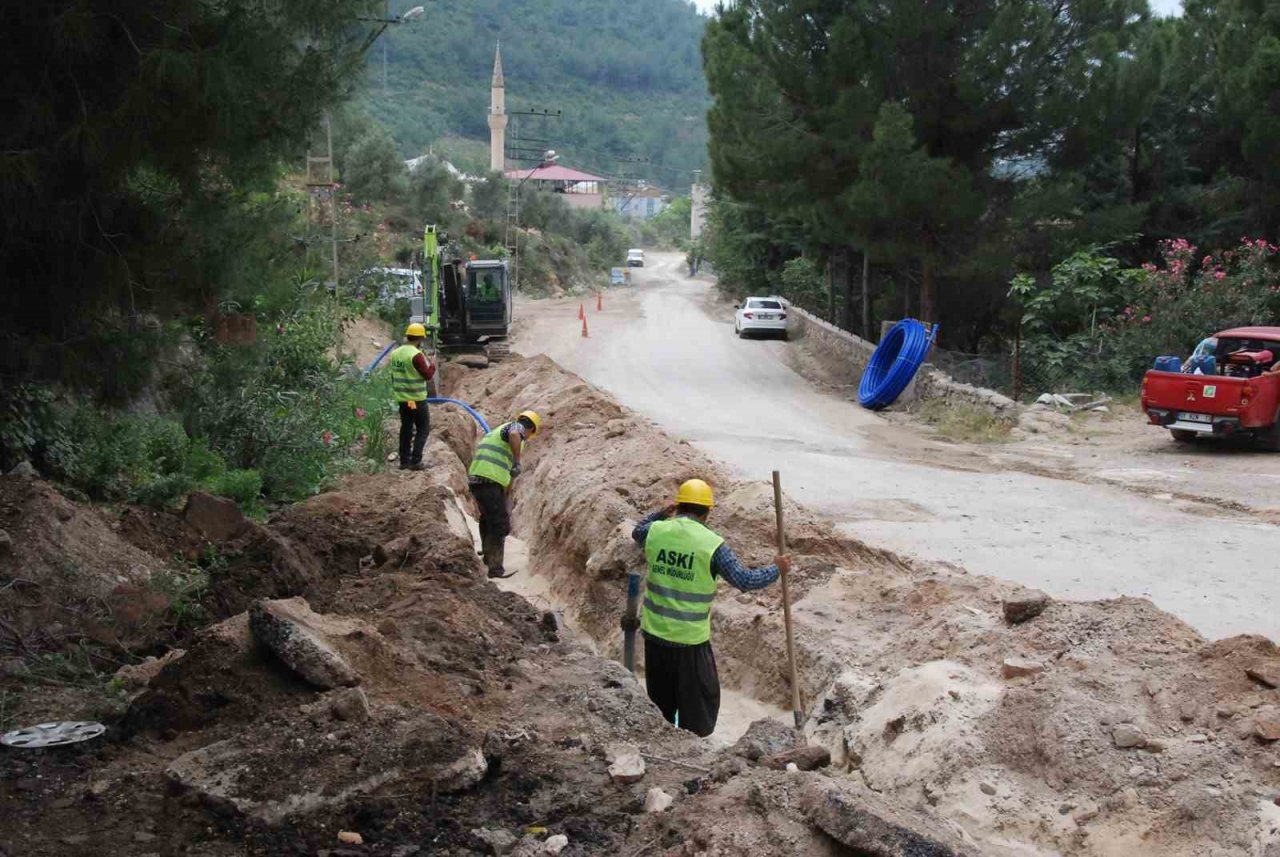 ASKİ kırsaldaki su problemini çözüyor