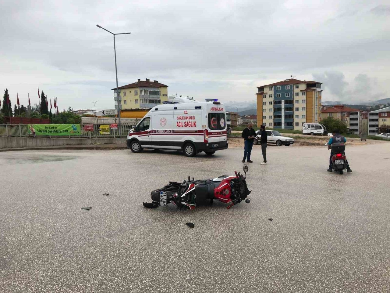 Bilecik’te aynı bölgede maddi hasarlı trafik kazaları meydana geldi