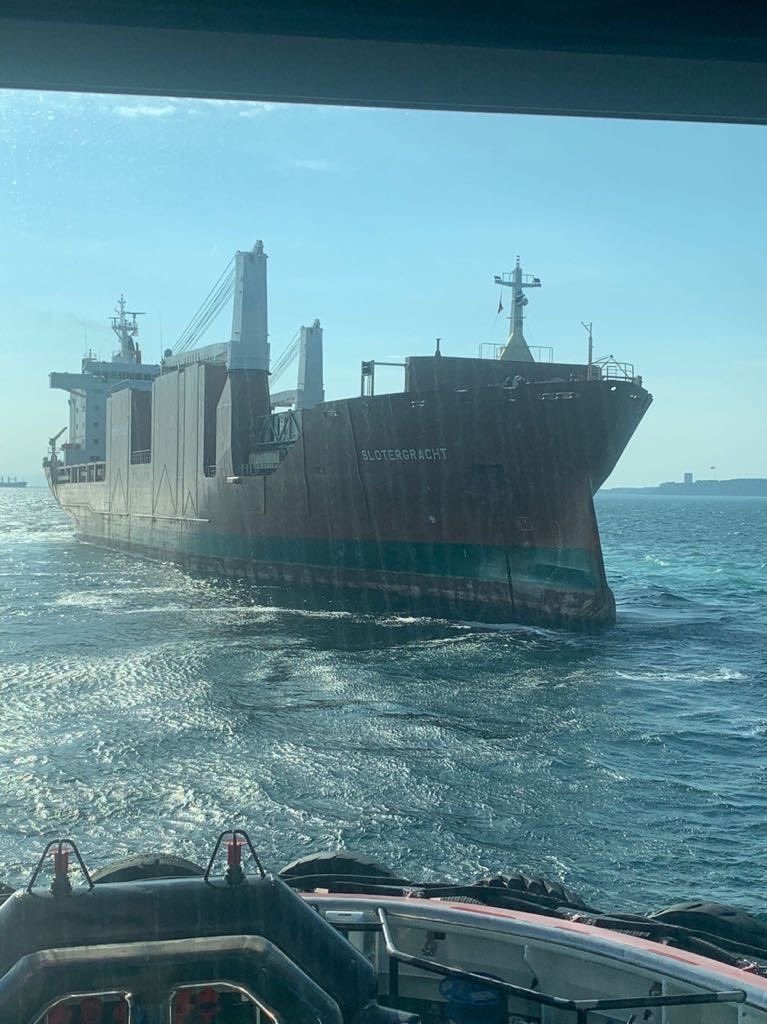Çanakkale Boğazı’nda kargo gemisi arızası yaptı