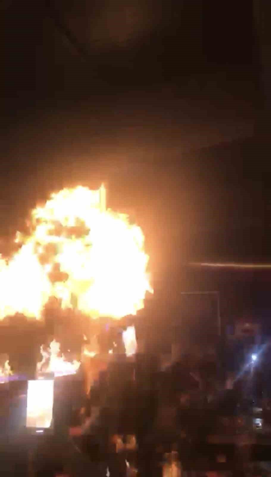 Şişli’de gece kulübünde dehşet anları kamerada: Alev alev yandılar