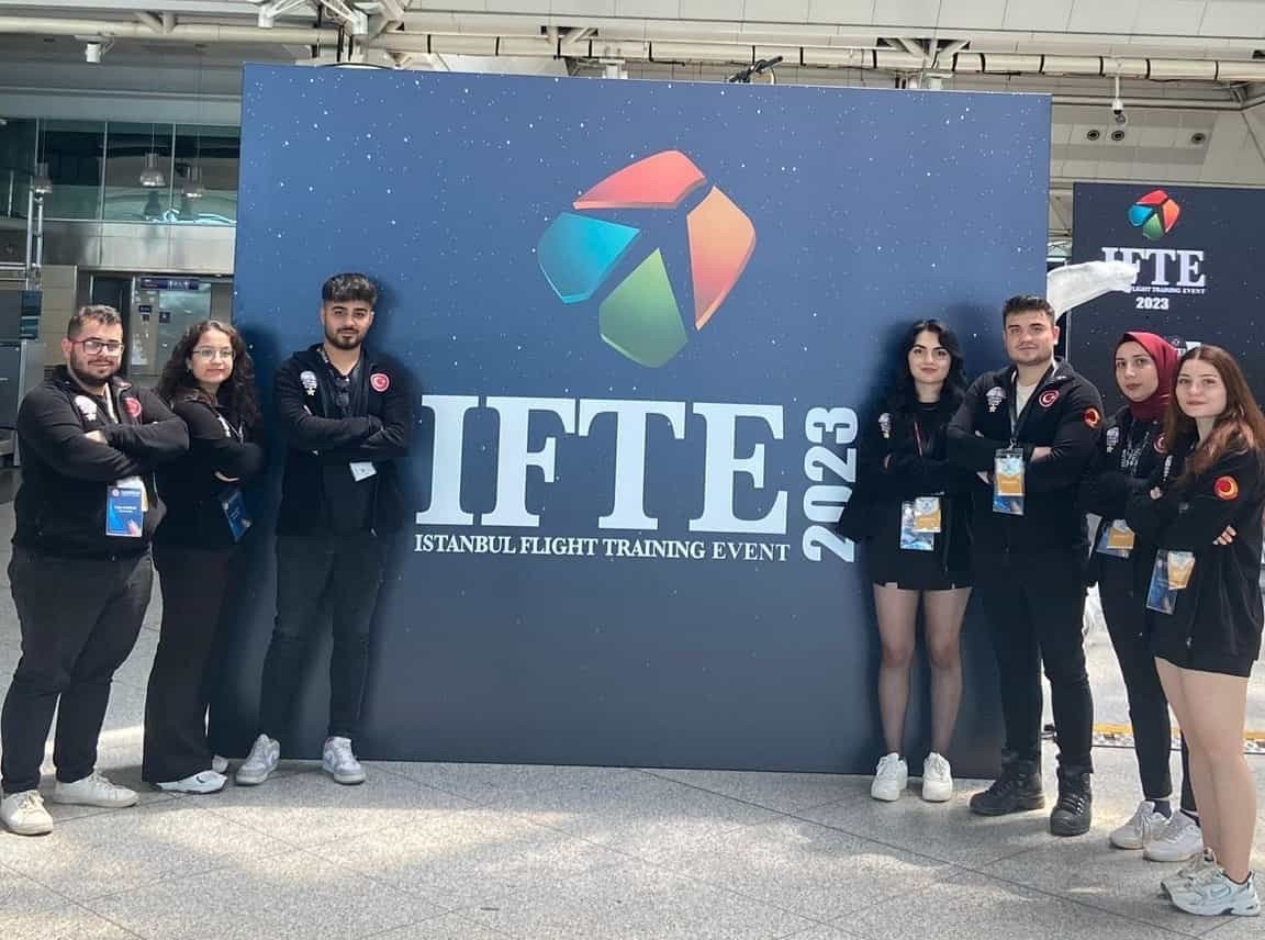 Kastamonu Üniversitesi Sivil Havacılık Yüksekokulu öğrencileri, IFTE 2023’de yer aldı