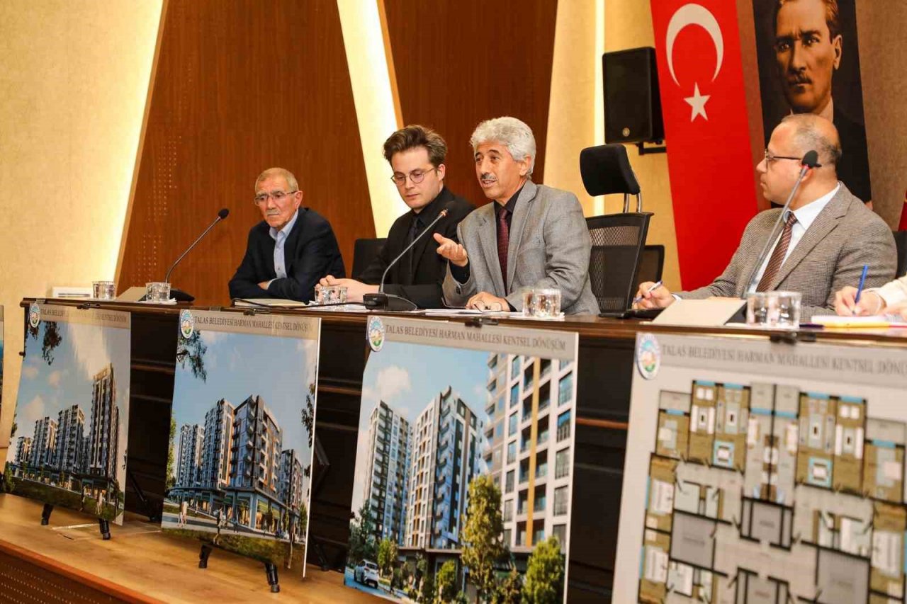 Talas’ta Kentsel Dönüşüm Sürüyor