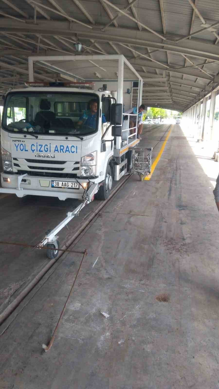 Melikgazi Belediyesi pazar yerlerinde bakım onarım yapıyor