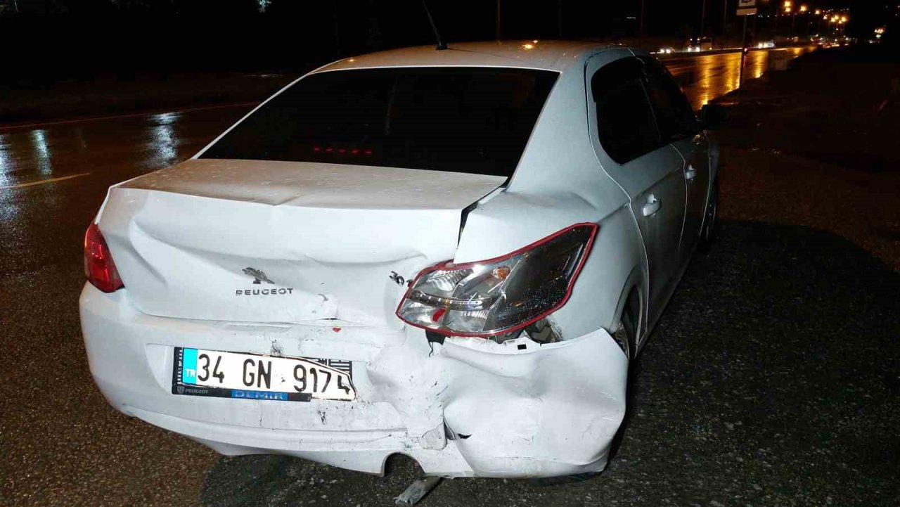 Samsun’da düğün dönüşü kaza: 2 yaralı