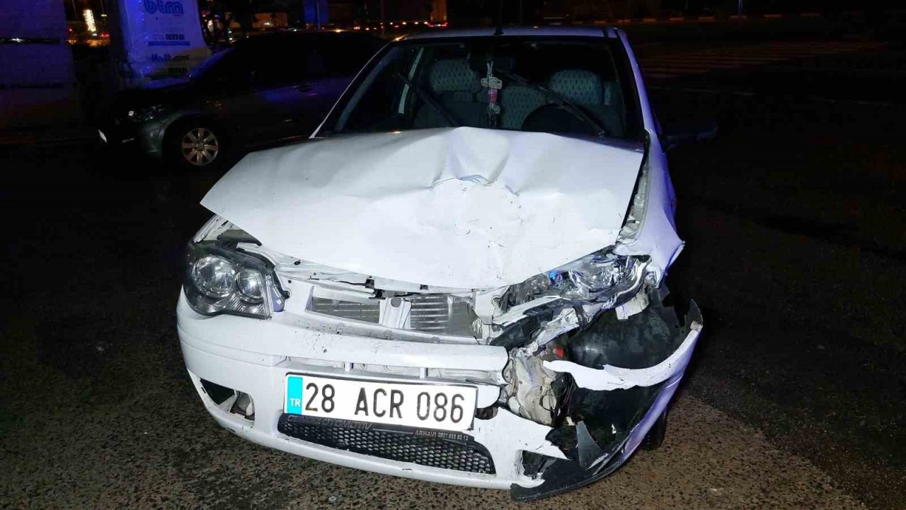 Samsun’da düğün dönüşü kaza: 2 yaralı