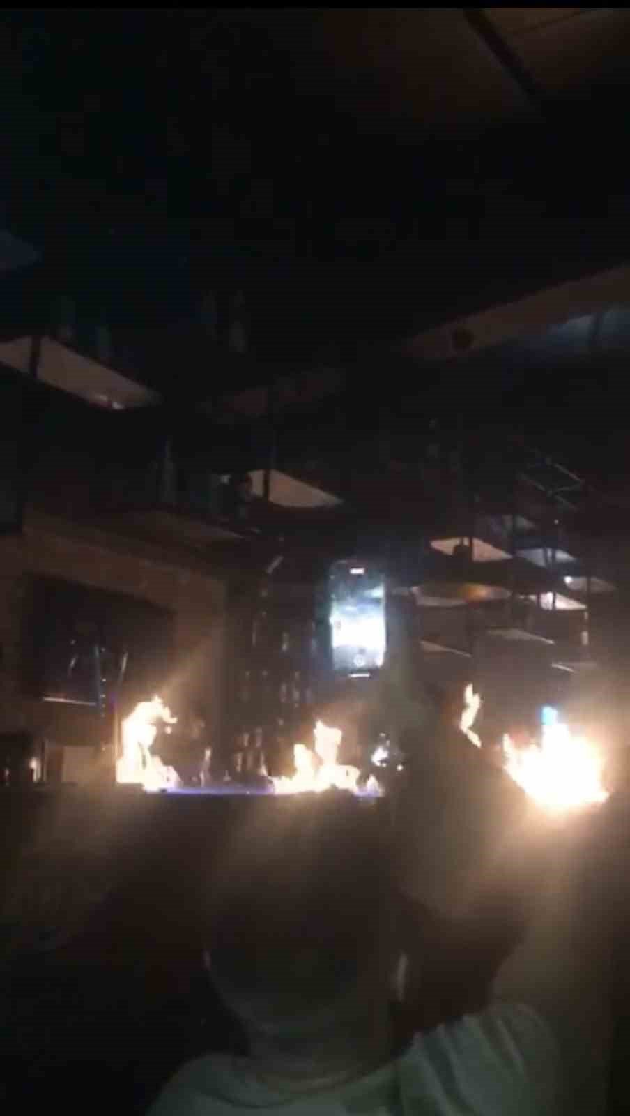 Şişli’de gece kulübünde dehşet anları kamerada: Alev alev yandılar