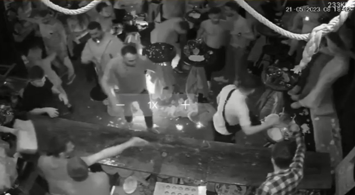 Şişli’de gece kulübünde dehşet anları kamerada: Alev alev yandılar