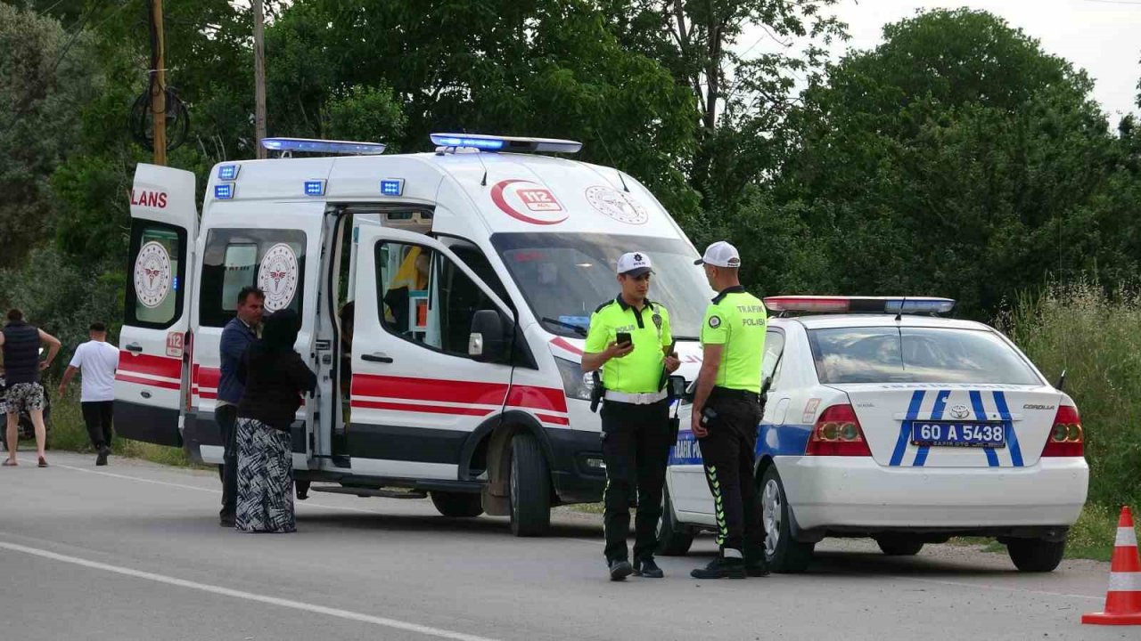 Tokat’ta trafik kazası: 1 yaralı