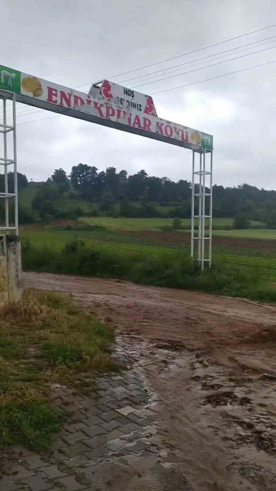 Tokat’ta aşırı yağış sele neden oldu