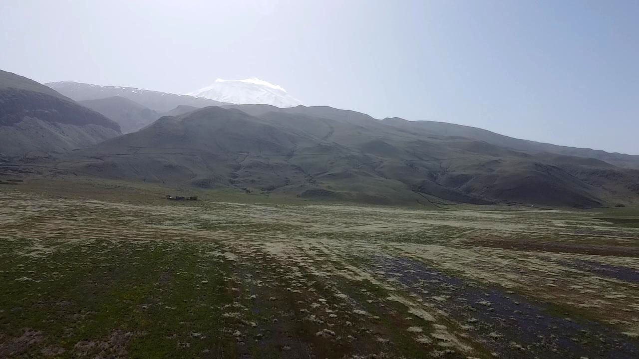 Ağrı Dağı etekleri, mor ve beyaza büründü