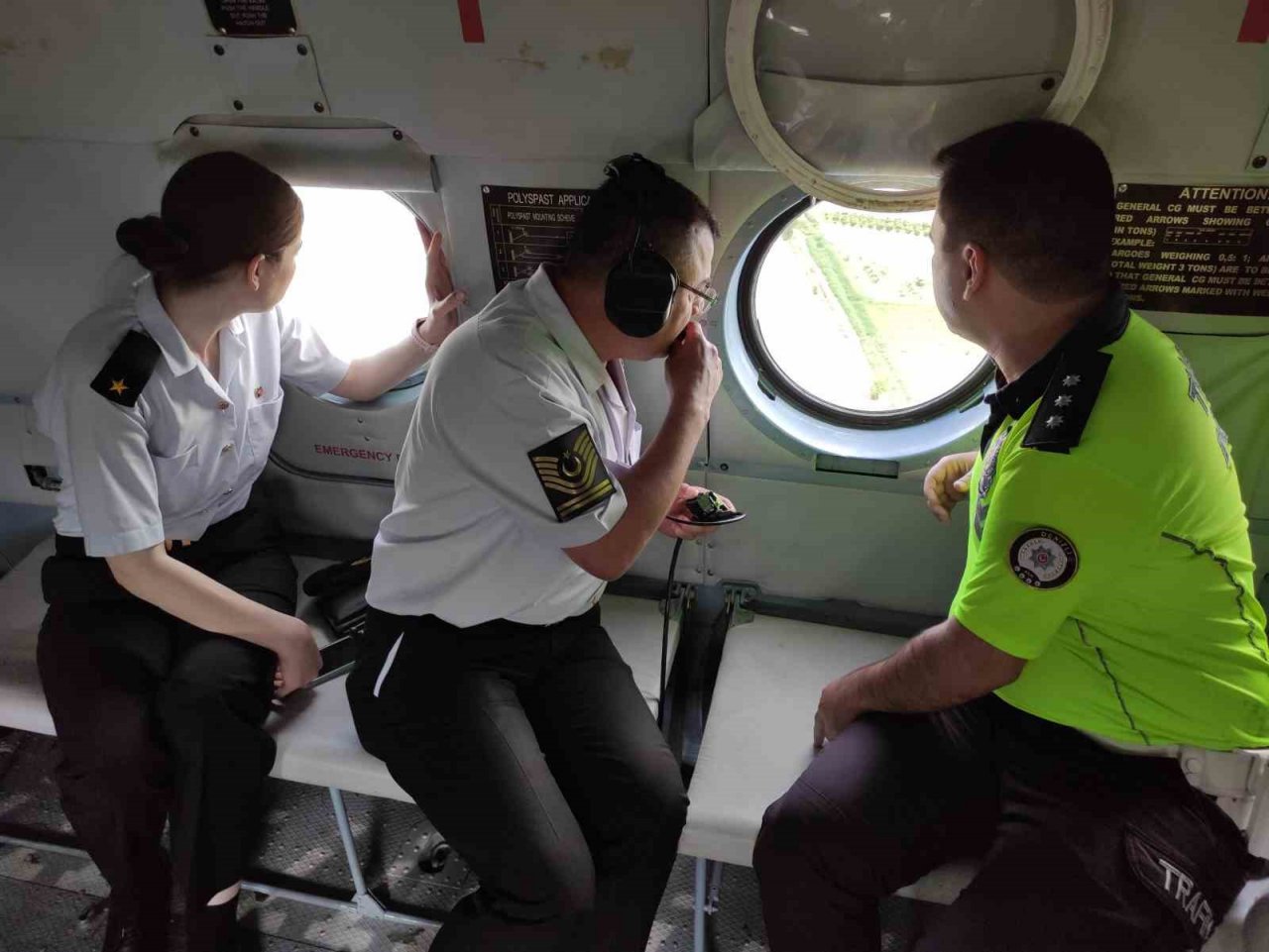 Ölümlü kazaların arttığı Denizli’de trafik havadan denetlendi