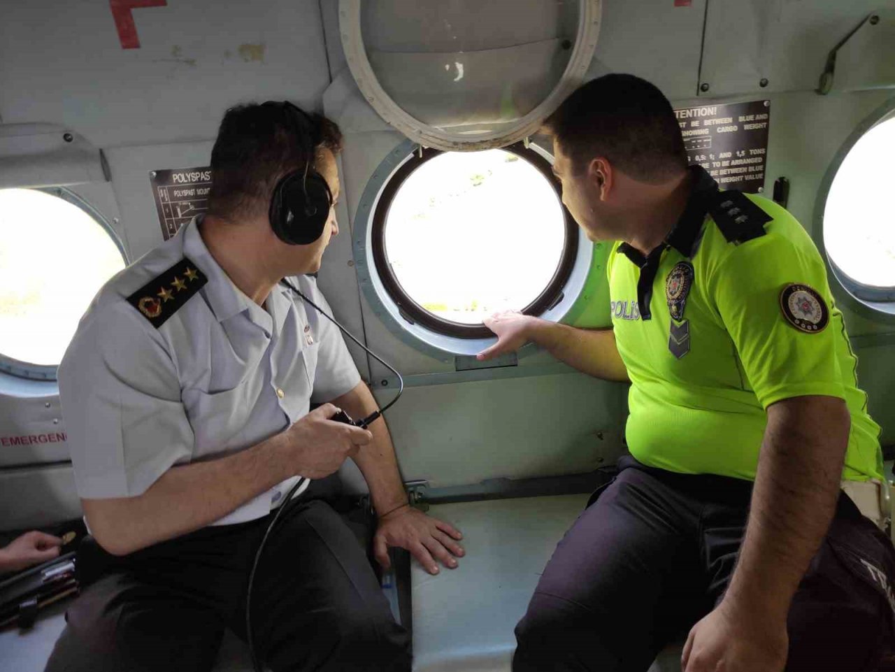 Ölümlü kazaların arttığı Denizli’de trafik havadan denetlendi