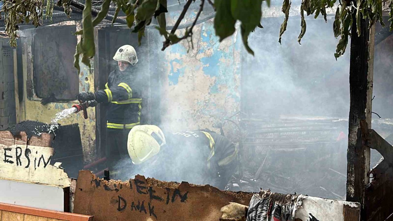 Düzce’de korkutan yangın: 2 ev tamamen 5 ev ise kısmen yandı