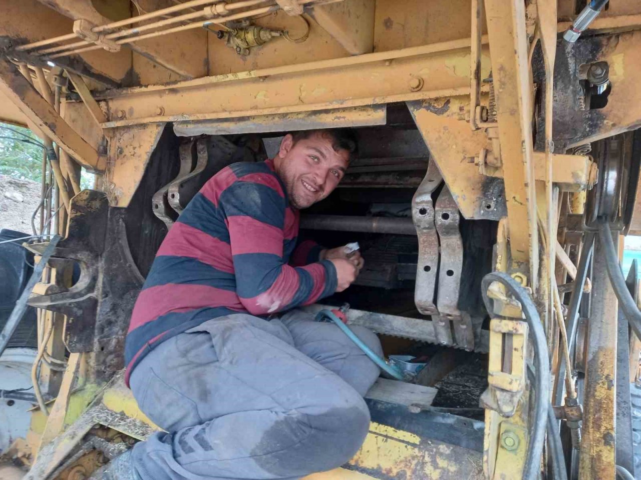 Günyüzü’nde hasat hazırlığı başladı