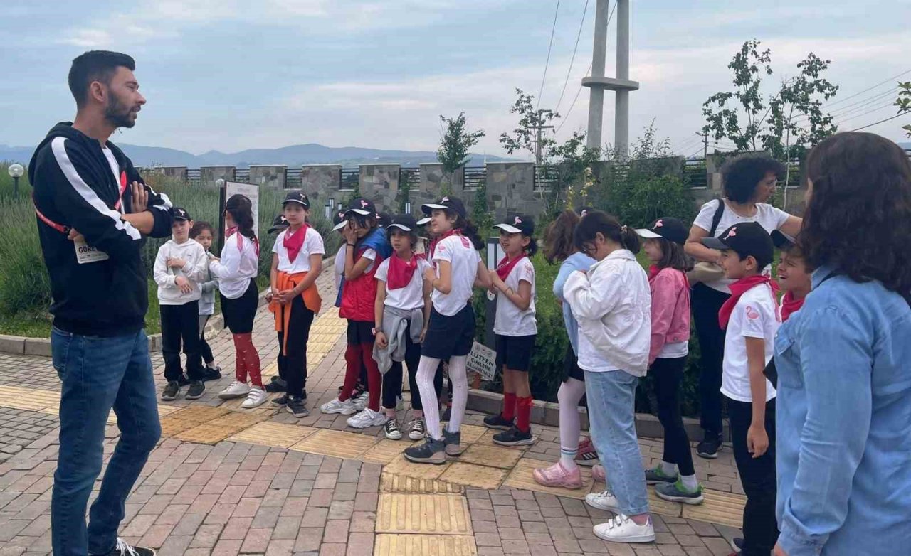 Minik öğrenciler Hersek Lagünü’ne hayran kaldılar