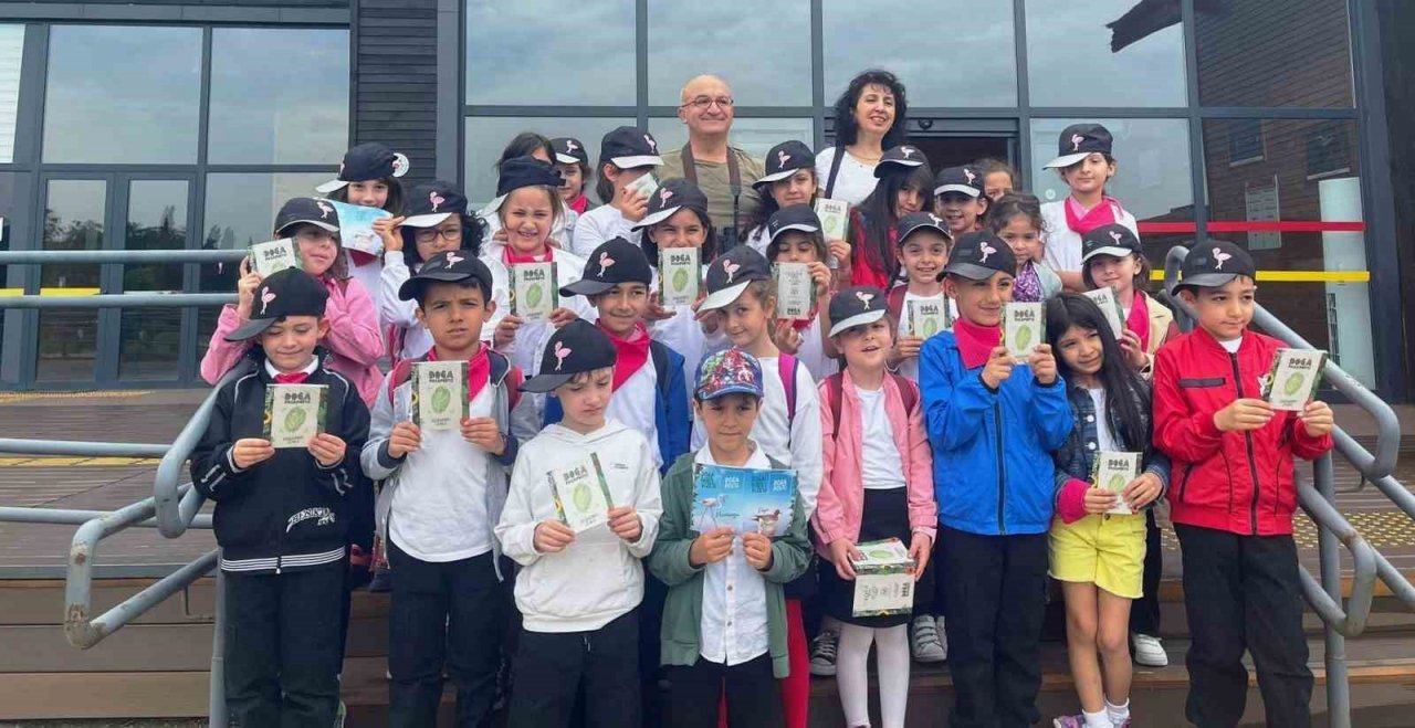 Minik öğrenciler Hersek Lagünü’ne hayran kaldılar