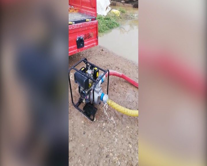 Ereğli’de dolu ekili alanları vurdu