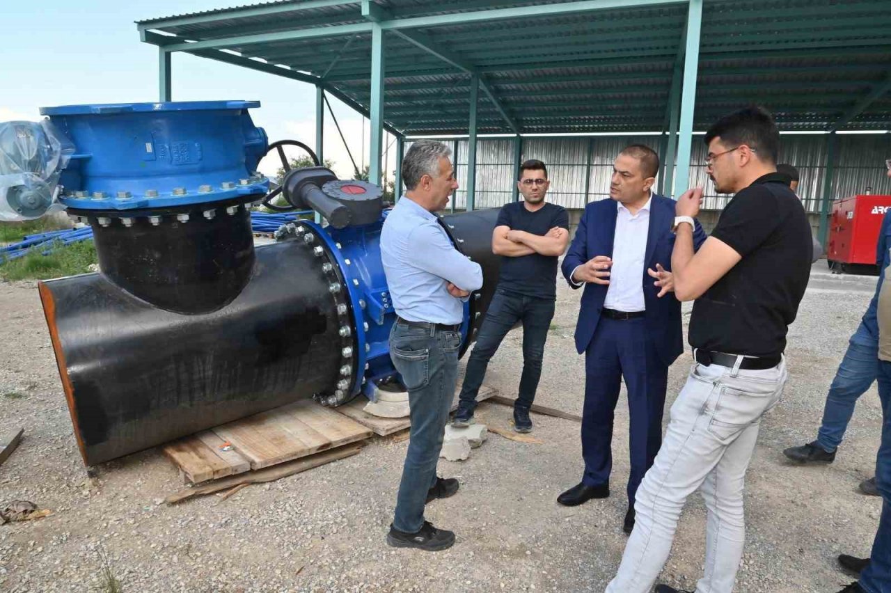 Manisa’da 12 milyonluk içme suyu çelik hattı devreye alınıyor