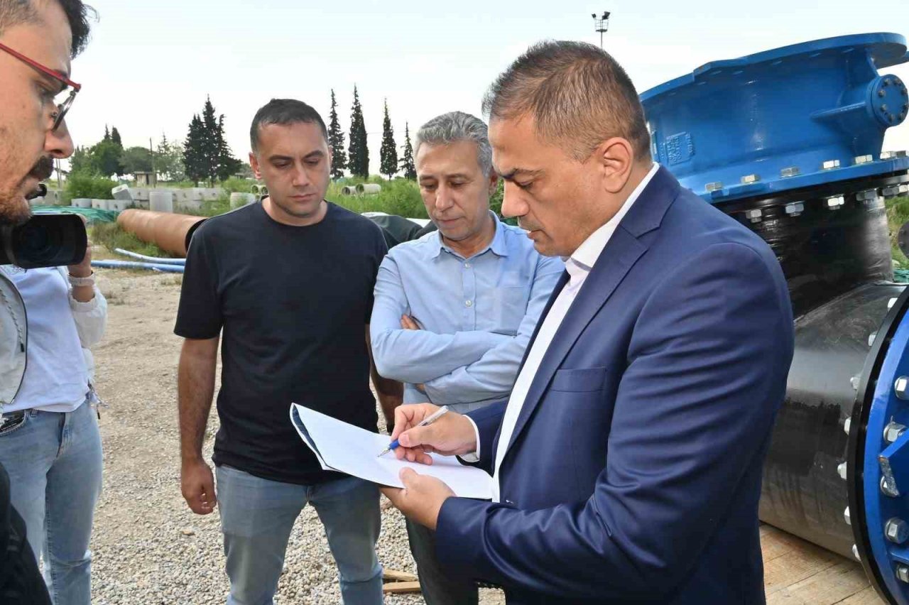 Manisa’da 12 milyonluk içme suyu çelik hattı devreye alınıyor
