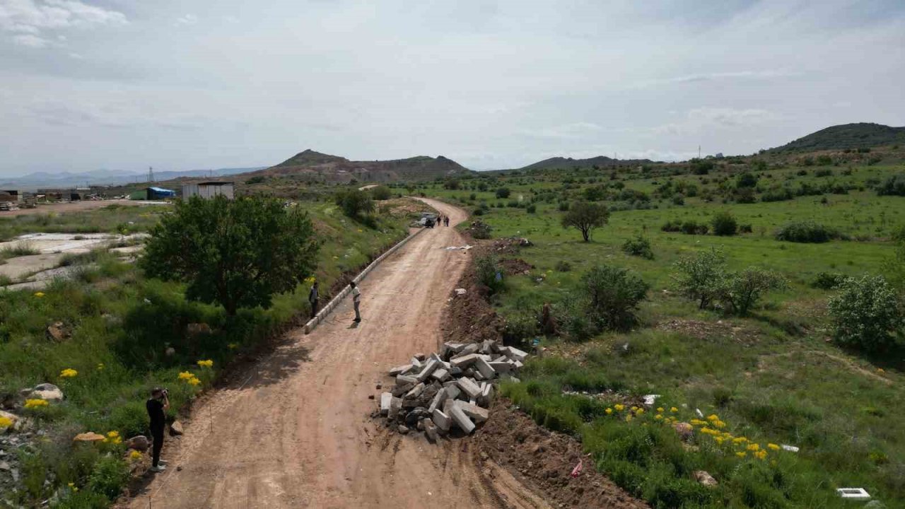 Nevşehir’de kadastro yolları yapılıyor