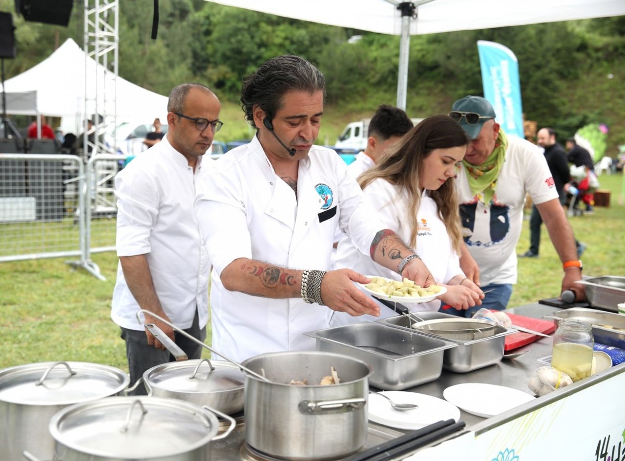 Enginar cennetinde renkli festival