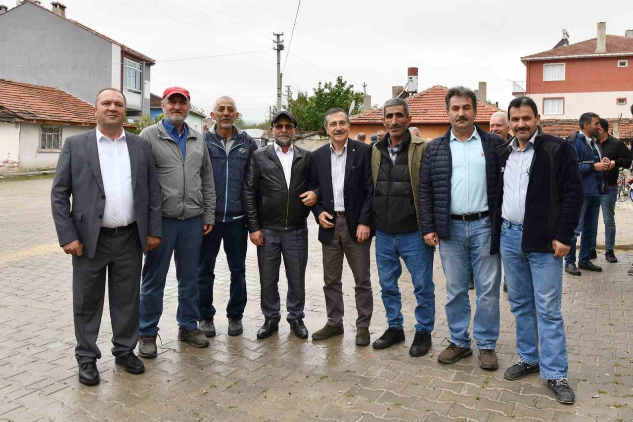 Başkan Ataç yağmur dualarında vatandaşla buluştu