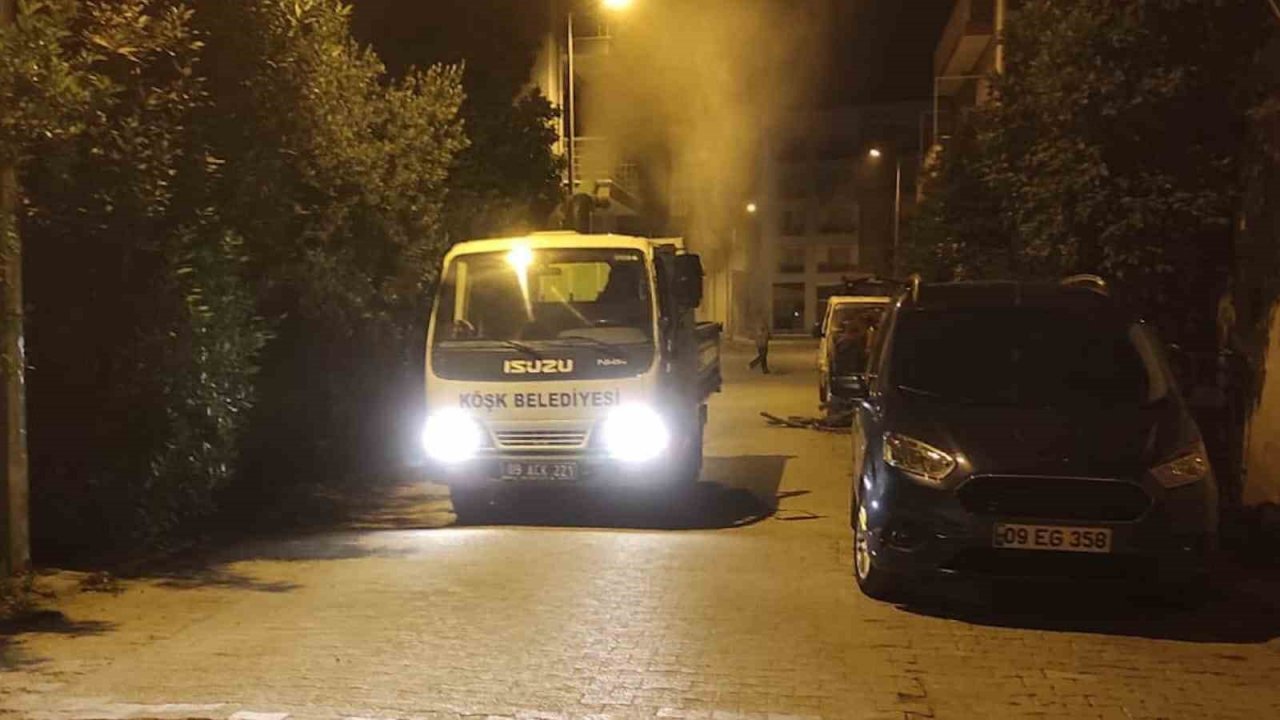 Köşk Belediyesi’nin sivrisinek mesaisi başladı