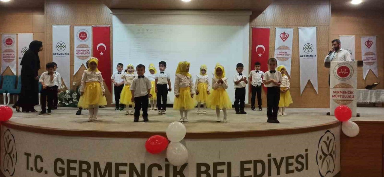 Germencik’te Kur’an Kurslarında mezuniyet sevinci