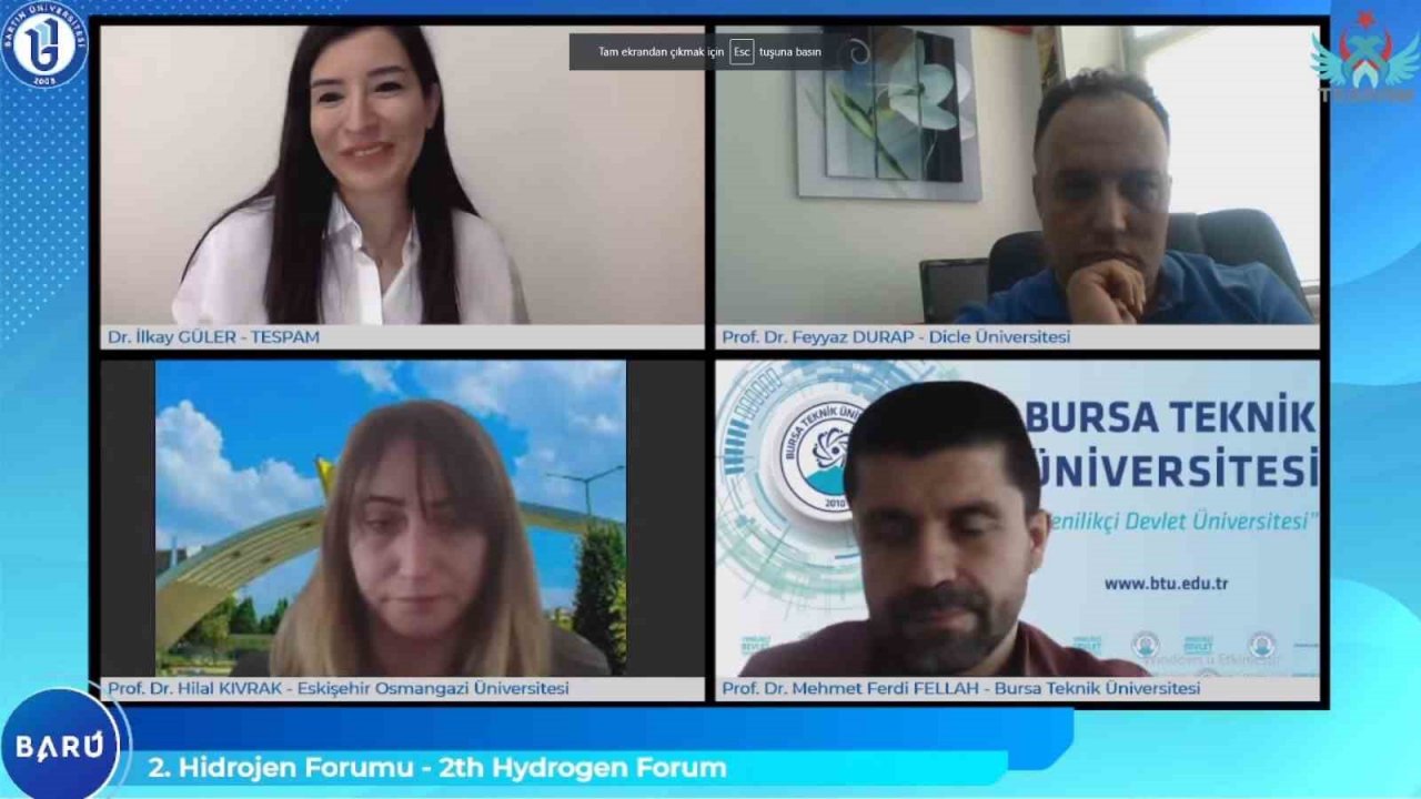 BARÜ’deki etkinliğin gündemi geleceğin enerjisi ‘hidrojen’ oldu