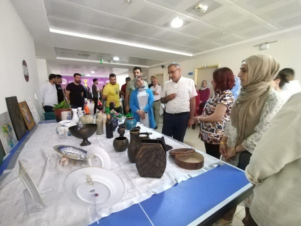 Batman’da el sanatları sergisine yoğun ilgi