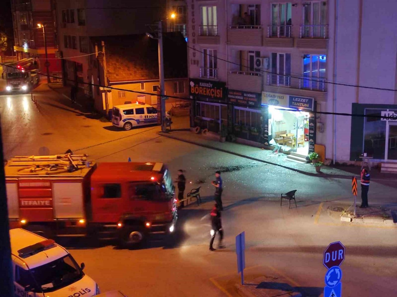 Bolu’da gaz sıkışması sonucunda tüp bomba gibi patladı