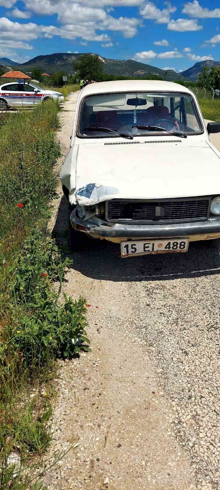 Burdur’da otomobil ile motosiklet çarpıştı: 1 ölü